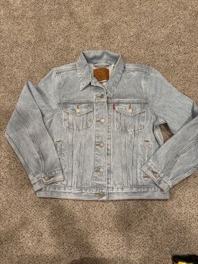 NWOt Levi's Blue Striped X Nigo Denim Trucker Jacket